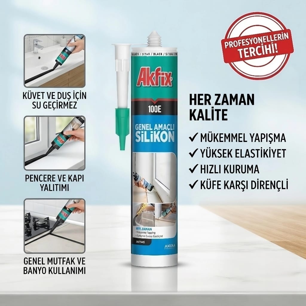 AKFİX GENEL AMAÇLI SİLİKON 280ML